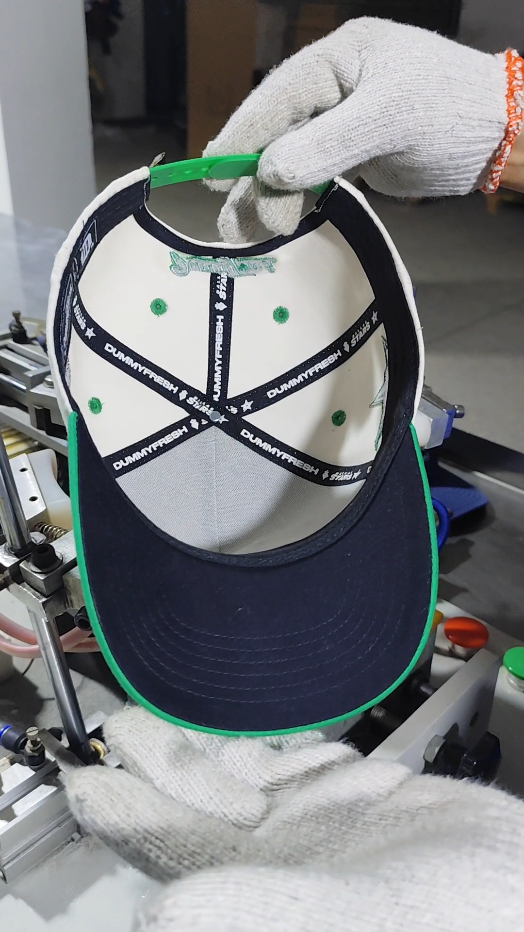 Premium multicolor embroidered baseball caps, professionally heat ...