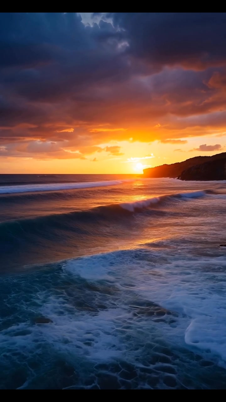 #amazing #life #landscape #ocean #sunset #waves #relaxing #beautiful ...