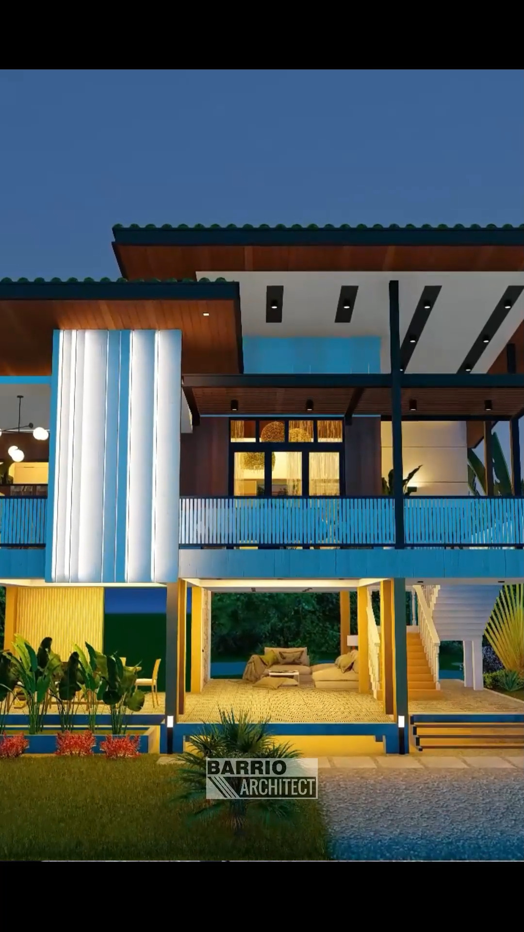 Elevated Small House Location: Philippines All Designs are the Property ...
