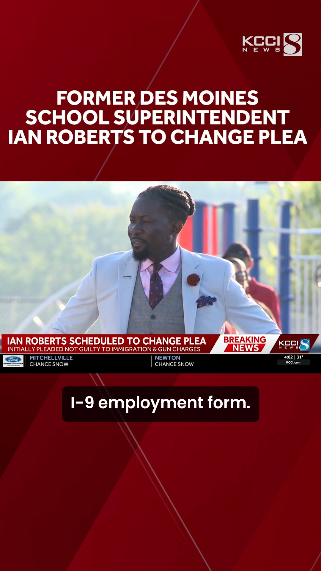 Former Des Moines Public Schools Superintendent Ian Roberts is ...