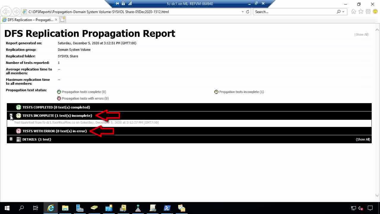 Check SYSVOL replication status (For DFSR SYSVOL) . ใน SYSVOL แชร์บน ...