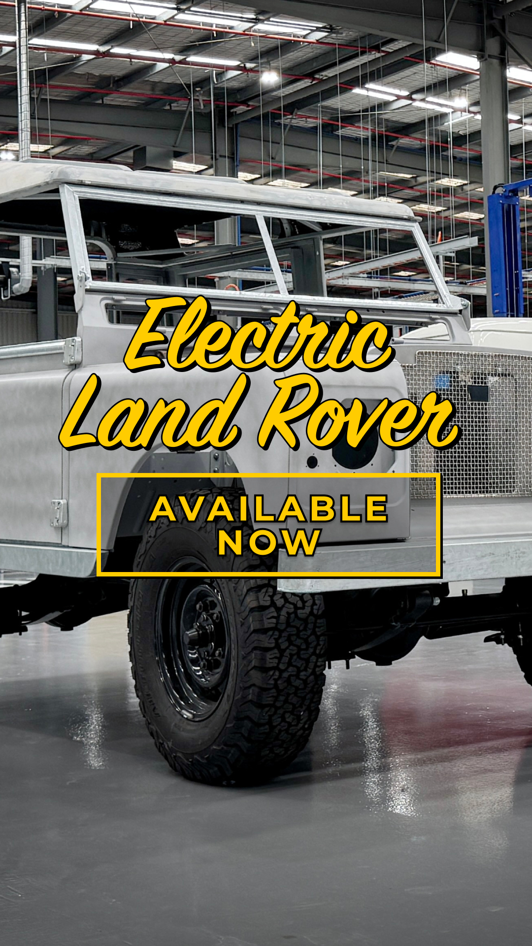 Our Award-Winning Electric Land Rover – Available to Commission A ...