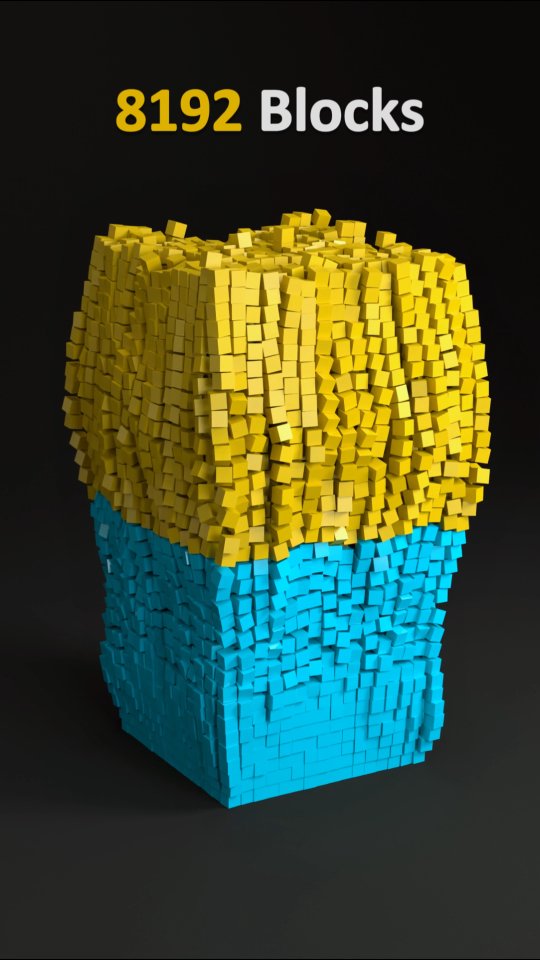 3D Block Simulation 🔥 Satisfying ASMR #simulation #satisfying #asmr #3d ...