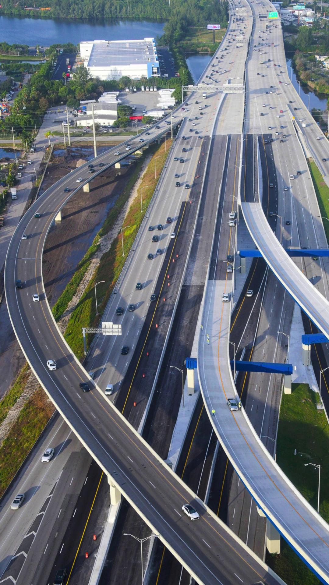 I-595 to I-95 direct connector ramps now open in Broward County