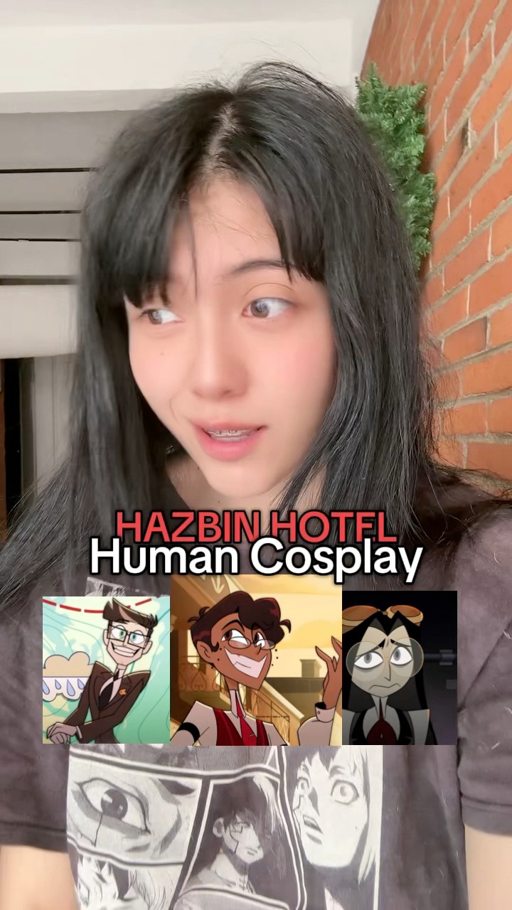 HAZBIN HOTEL - Human Cosplay‼️ Vox, Alastor & Sir pentious 📺📻🐍 @🎠 ...