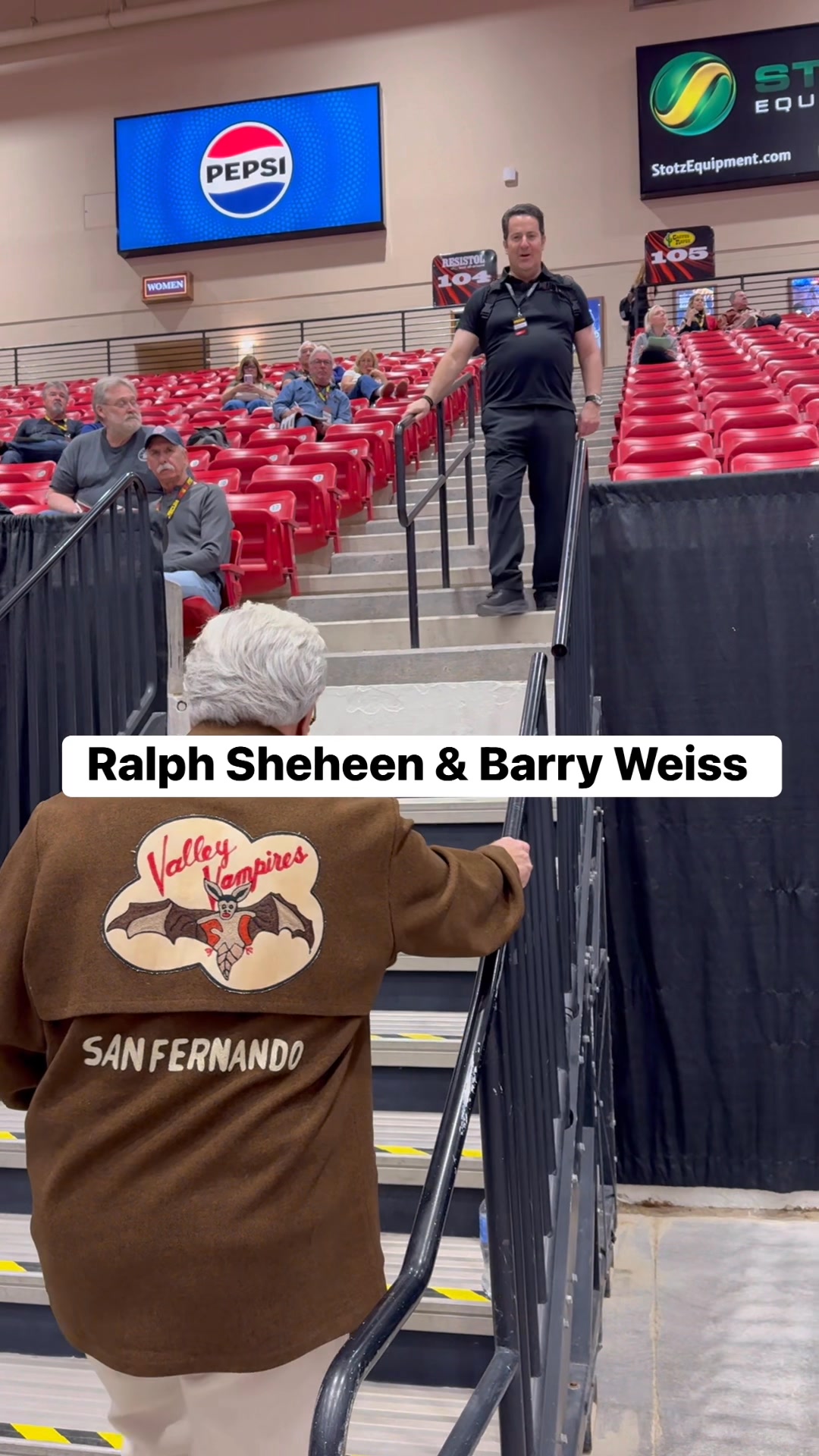 Two guys who love speed Ralph Sheheen & Barry Weiss Meet at the Mecum ...