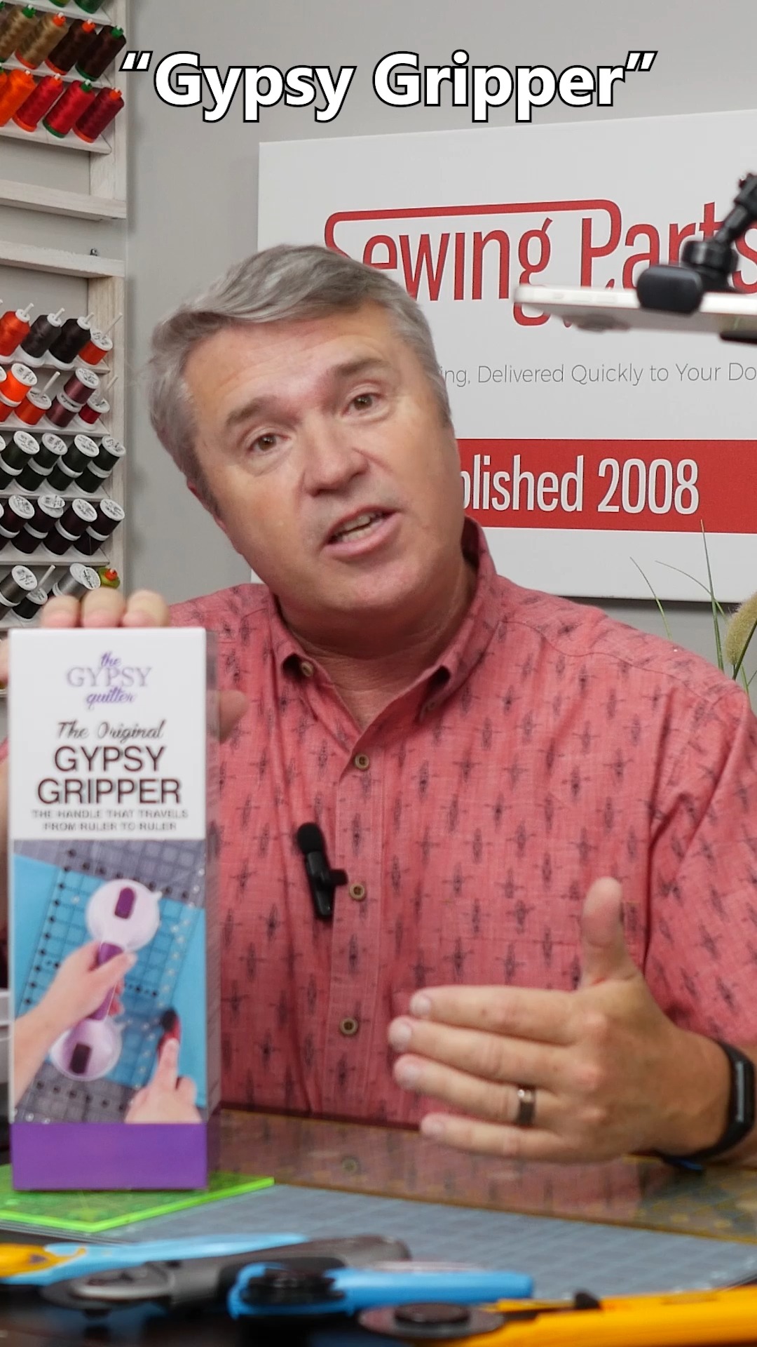 How to keep your ruler from slipping with the Gypsy Gripper! # ...