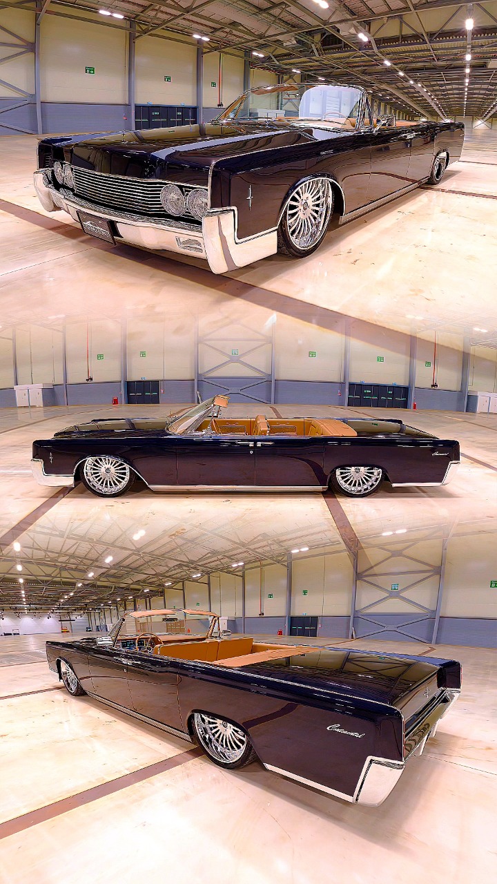 Customised Lincoln Continental from The Car Movie converted to NASCAR
