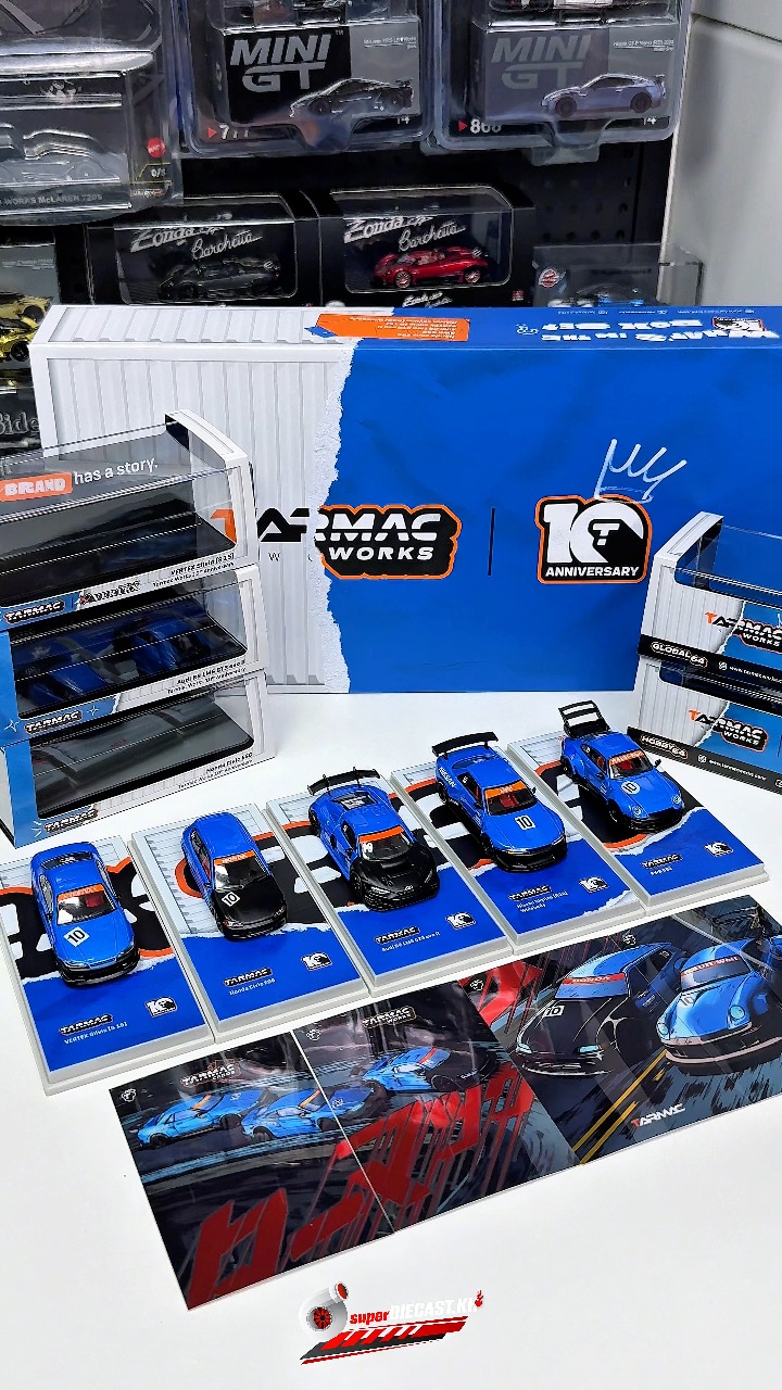 Unboxing something truly special 🔥📦🖤💙 Tarmac Works — 10th