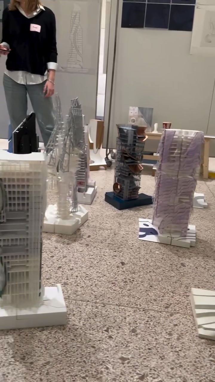 Skyscraper final review from the students at WashU Sam Fox School🏙️ 🎥 ...