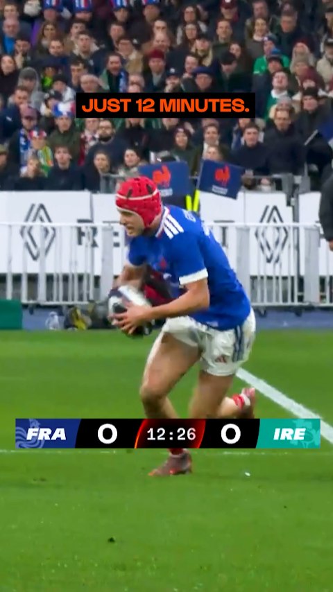 It was a matter of when, not if 🤝🇫🇷 Last year's top try scorer is up ...