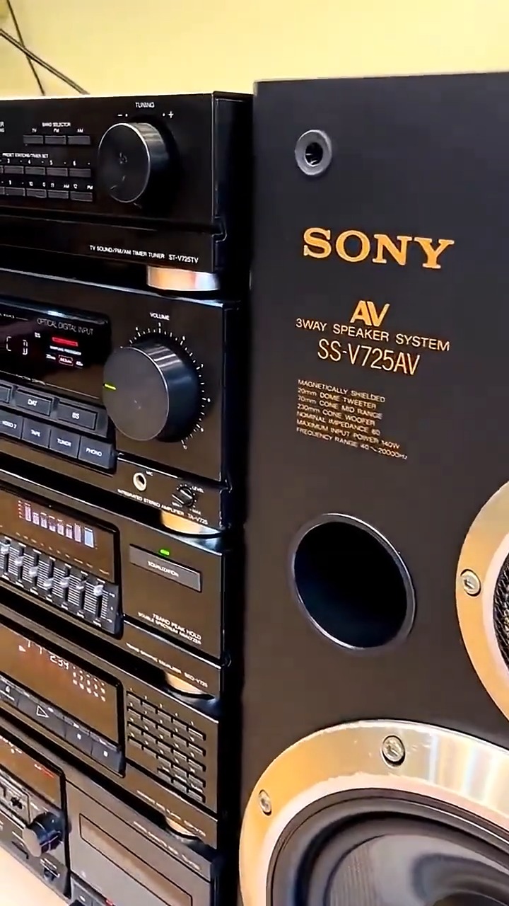 Sony LBT-V725 bringing back the golden era of Hi-Fi. Powerful