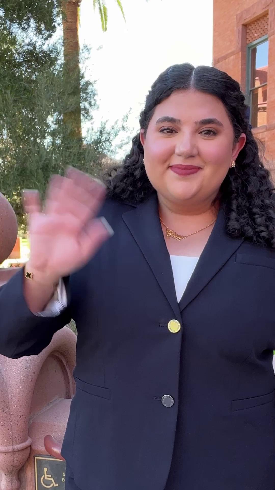 Meet Sedra Shahin. 🔱 A Barrett, The Honors College student graduating ...