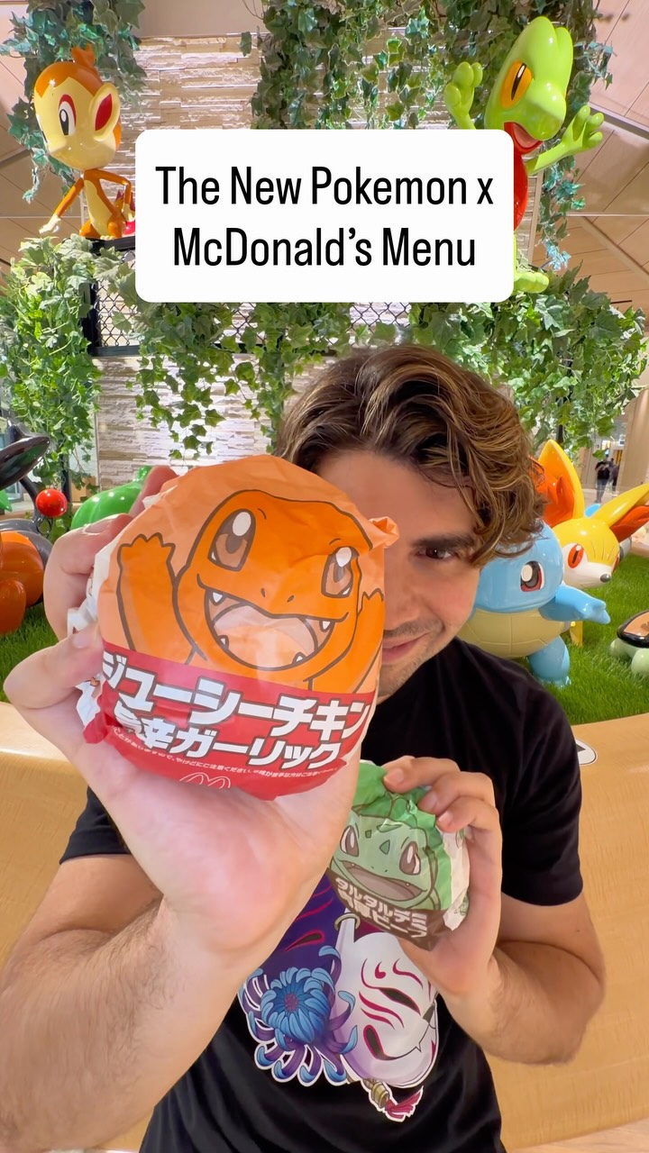 The new Pokemon x McDonald's Menu in Japan #japan #pokemon