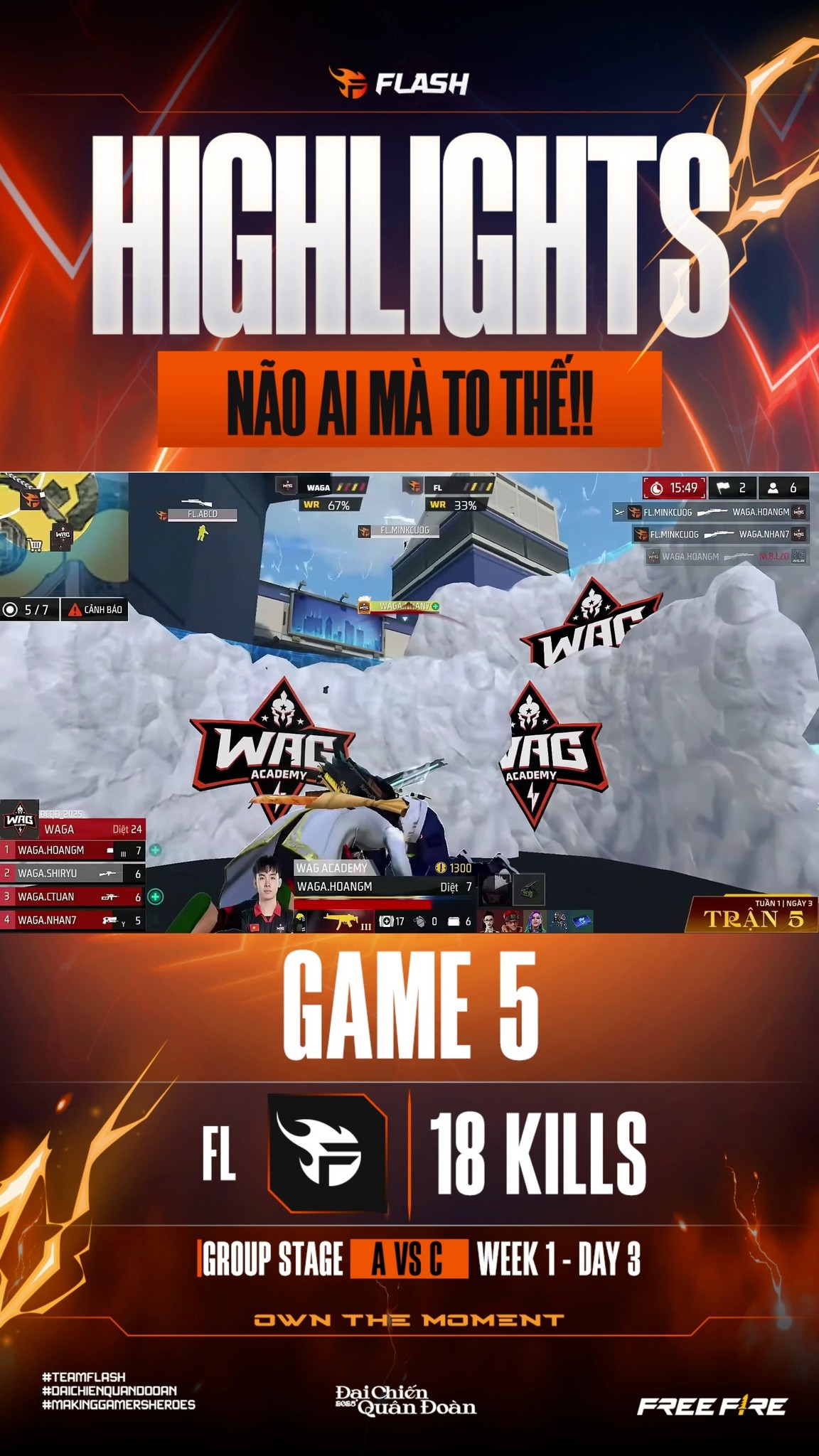 [ĐCQĐ 2025 - Team Flash - W1D3 - Game 5] : Hơn nhau là ở độ tinh quái ...