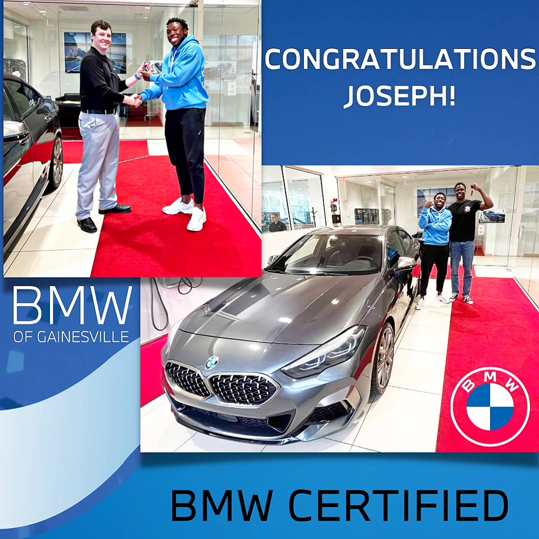 Joseph is very happy with his #BMW #CPO #M235i! 🤩 Congratulations and ...