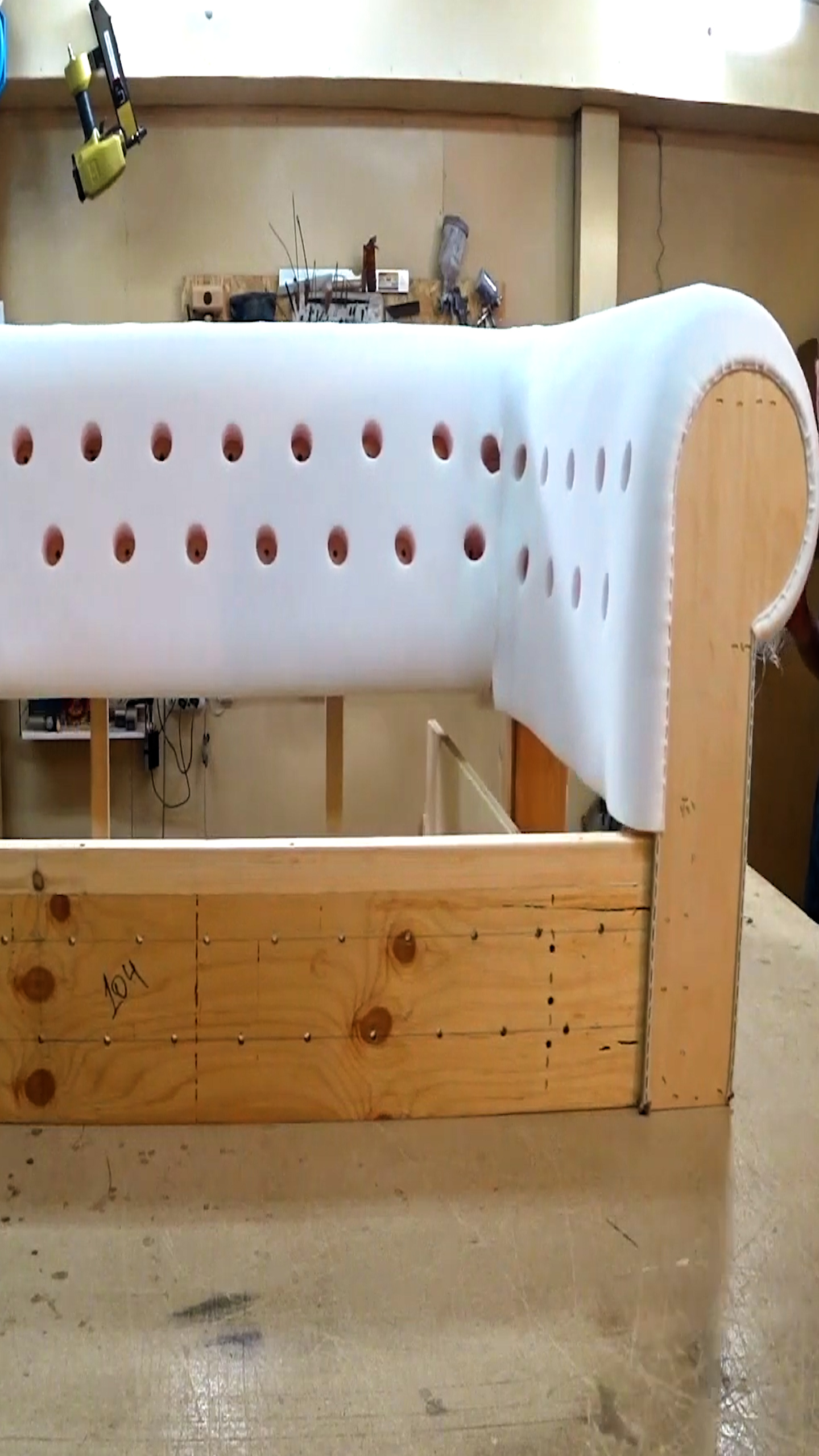 Making A Chesterfield Sofa Bed With Mechanism 1 | DIY & Crafts