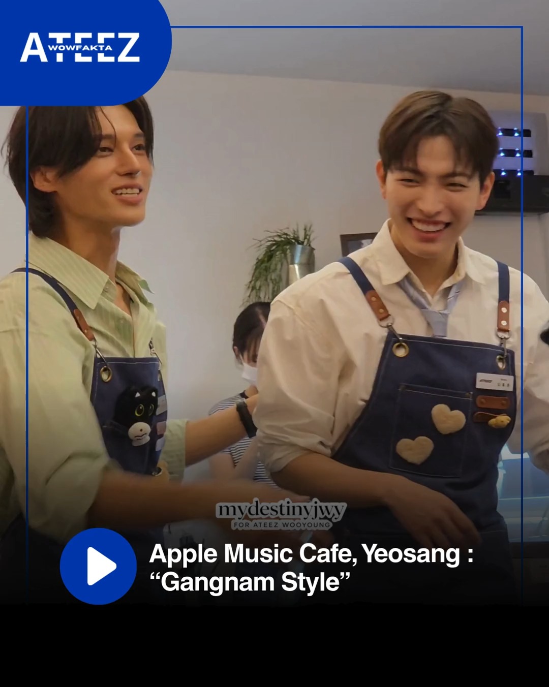 📰] 260725 - ATEEZ at Apple Music Cafe Event vid cr. mydestinyjwy