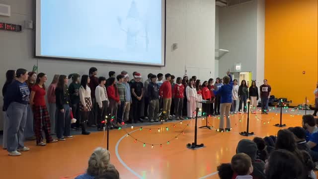 U-High’s Bel Canto choir walked over to Earl Shapiro Hall last week to ...