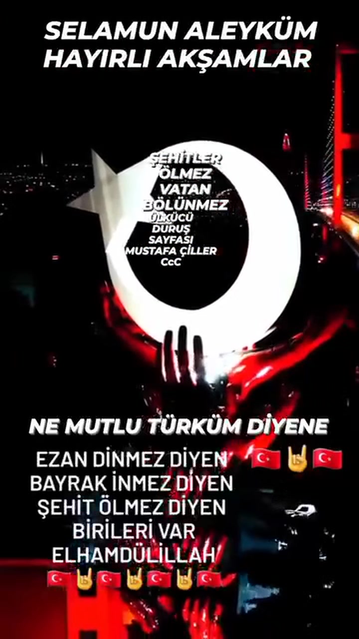 #Selamun #Aleyküm #Hayırlı #Akşamlar CcC | Mustafa Çiller | Facebook