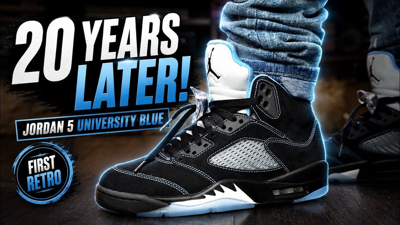Air Jordan 5 Retro Black University Blue Review | Tonyd2wild
