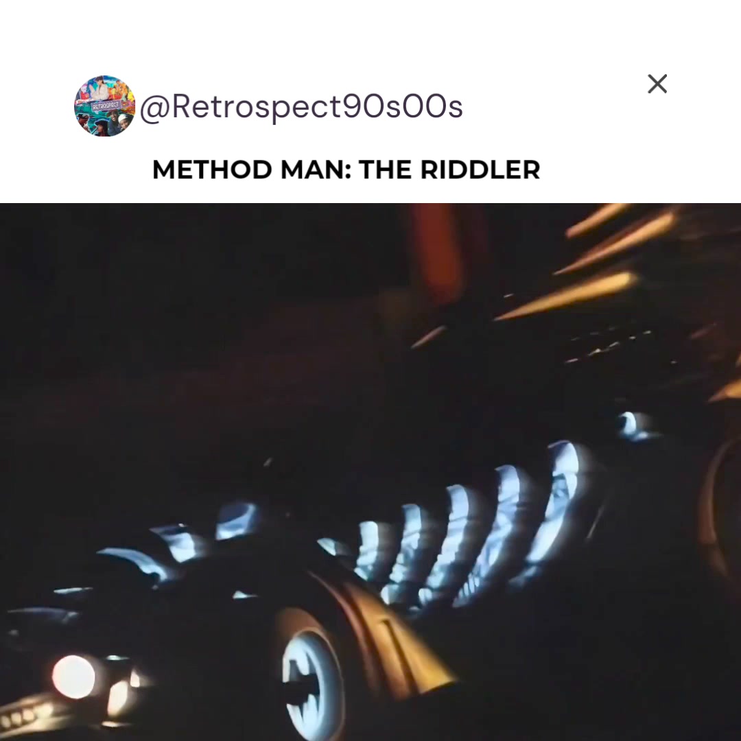 Method Man: The Riddler _ @retrospect90s00s _ #hiphop #oldschool