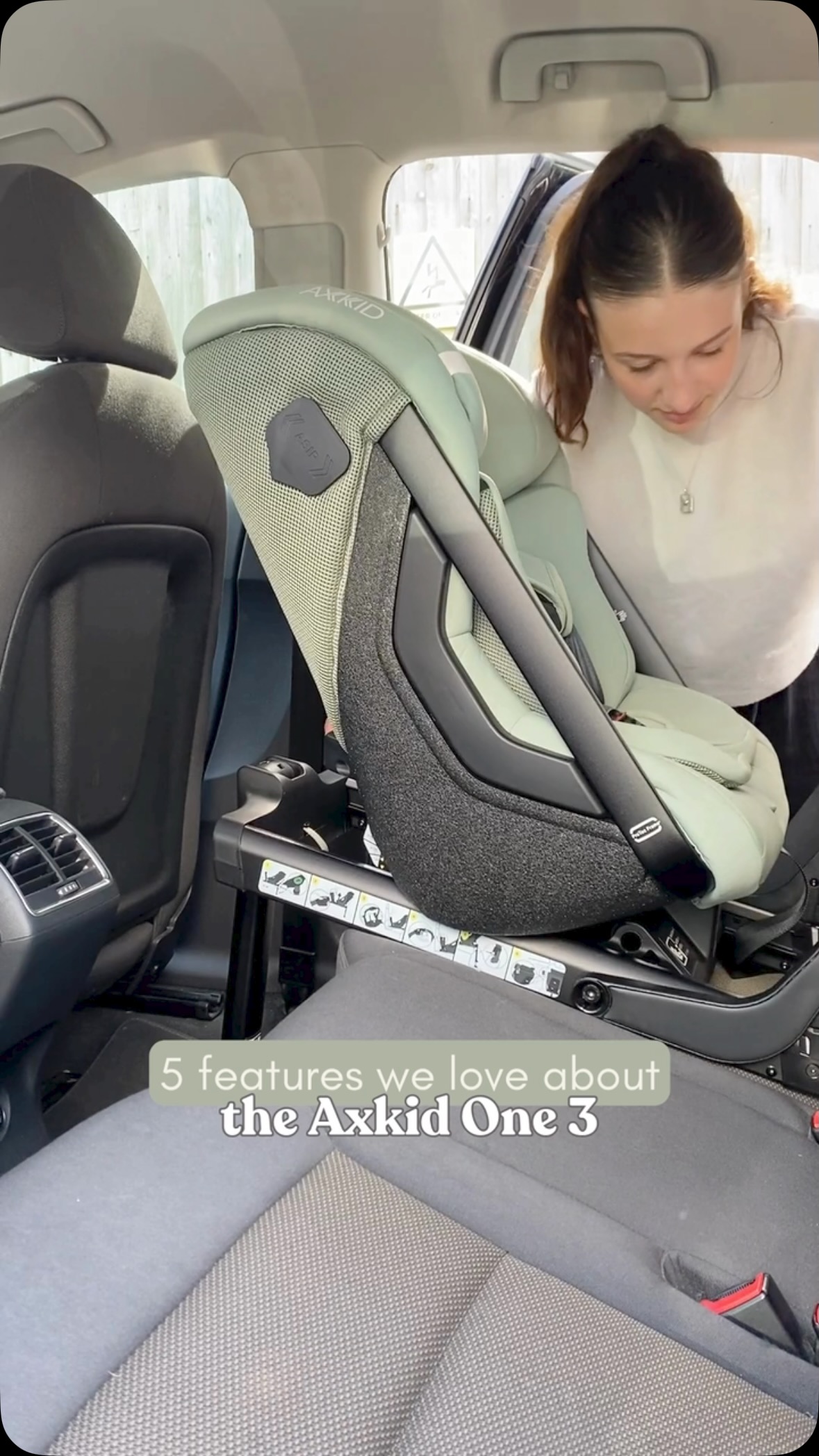 AXKID ONE 3… the best extended rear facing car seat? Available in store ...