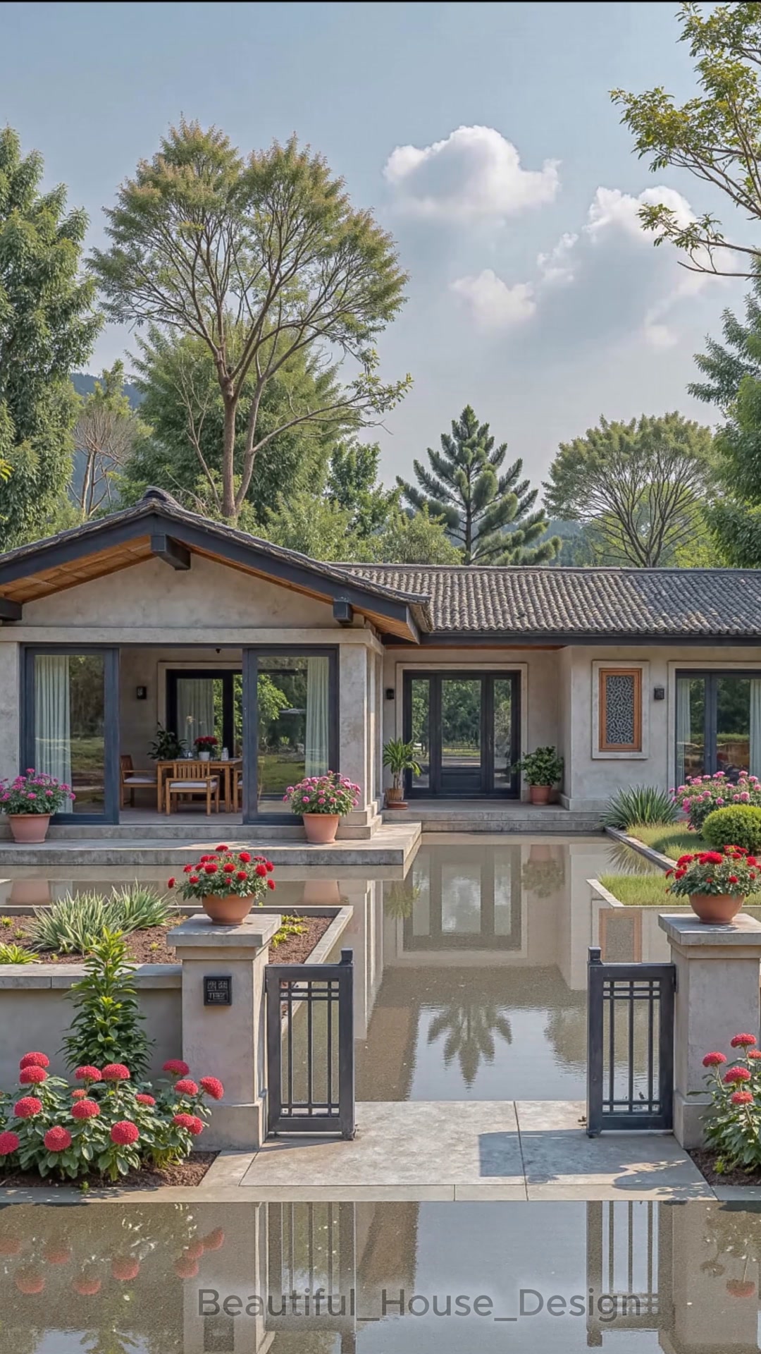 A Serene Ode to Oriental Architectural Poetry #housedesign #HomeDecor # ...