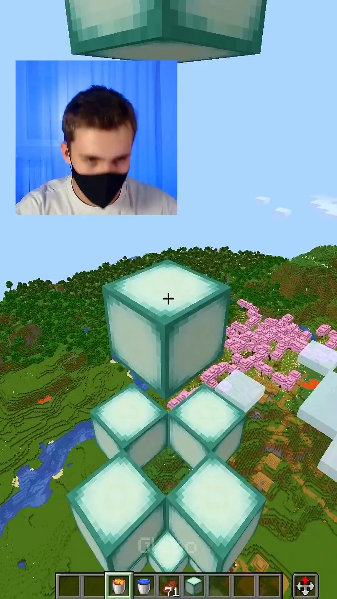 Twin towers☠️ 230% #minecraft | Glebo | Facebook