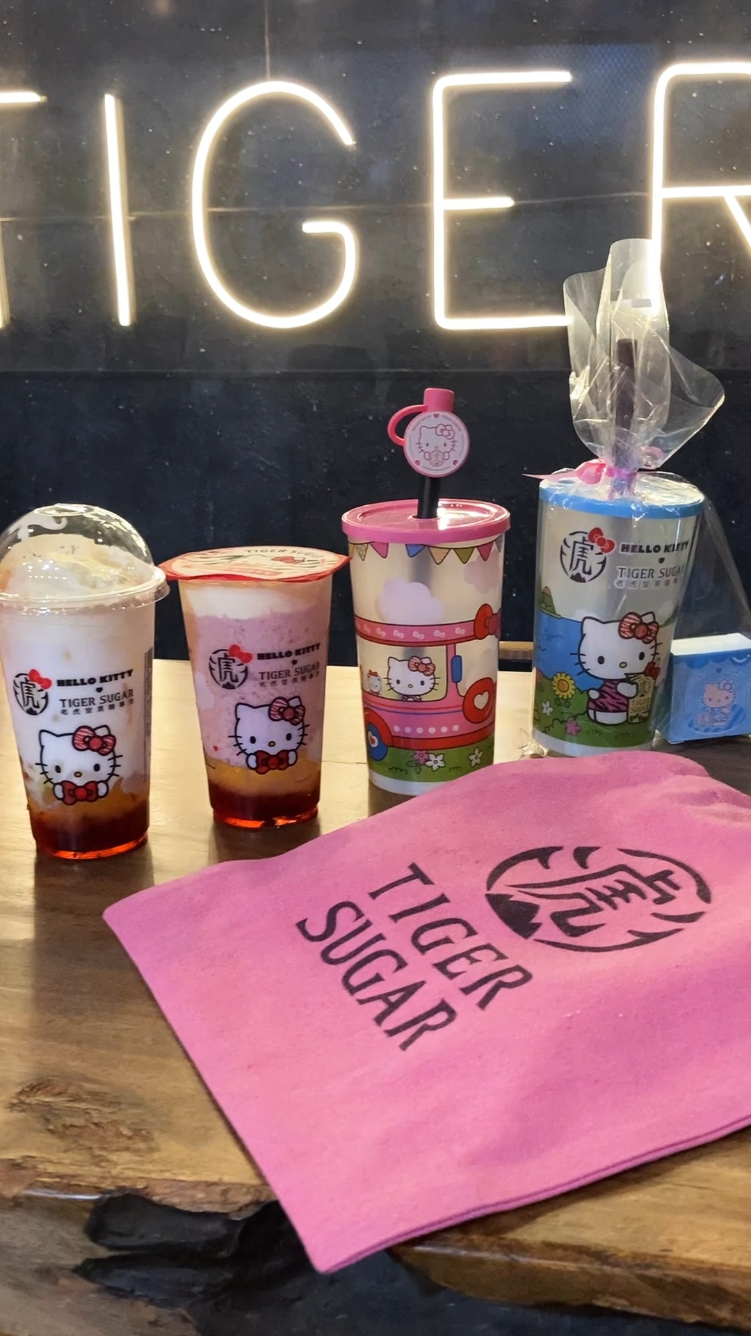 Tiger Sugar launches two limited Hello Kitty drinks on their 5th