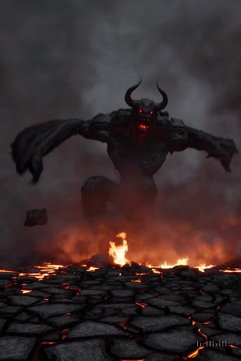 From the depths of hell, a demon rises — born of fire and ash, coming ...