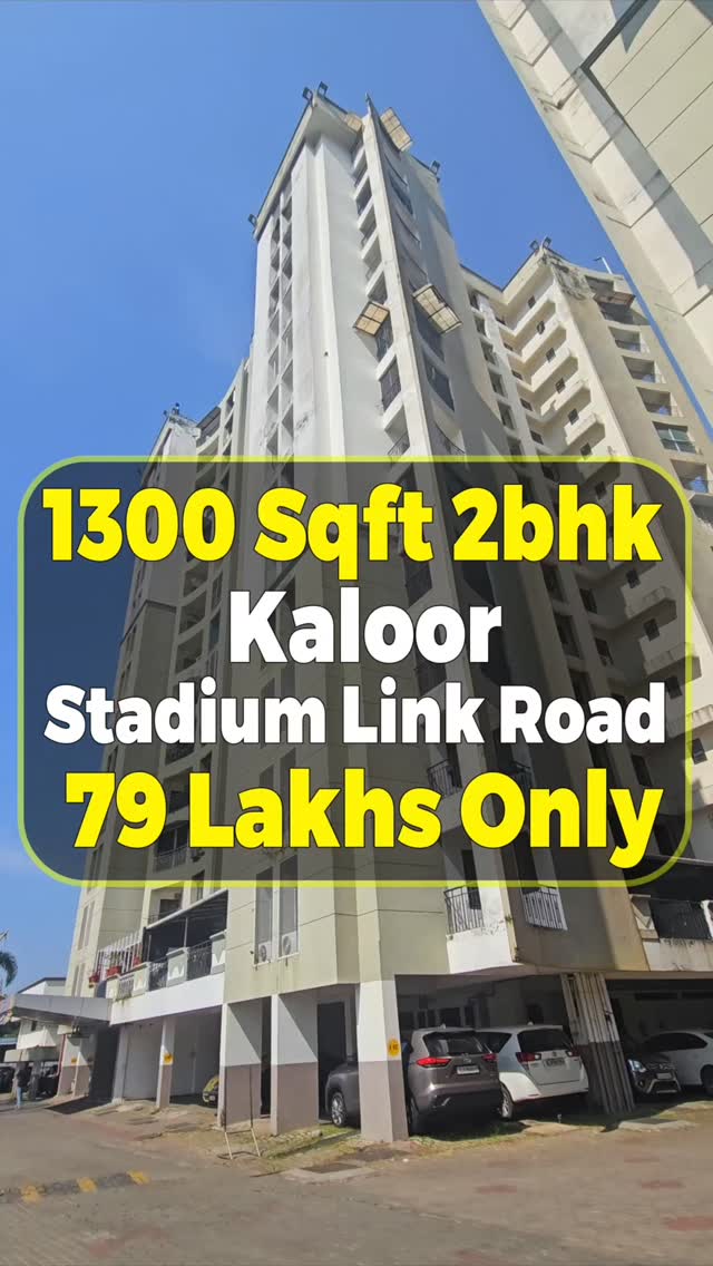 1300 Sqft Furnished flat for sale in Kaloor Stadium Link Road Below 80 ...