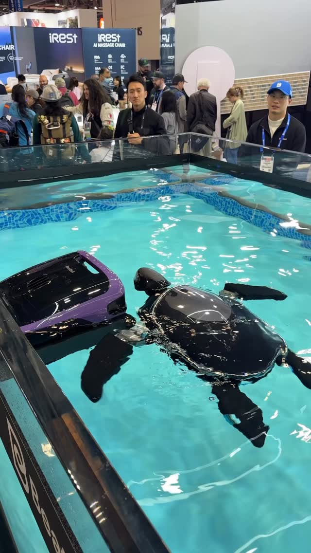 Yes, this robotic sea turtle can clean your pool. Meet Tertini from ...