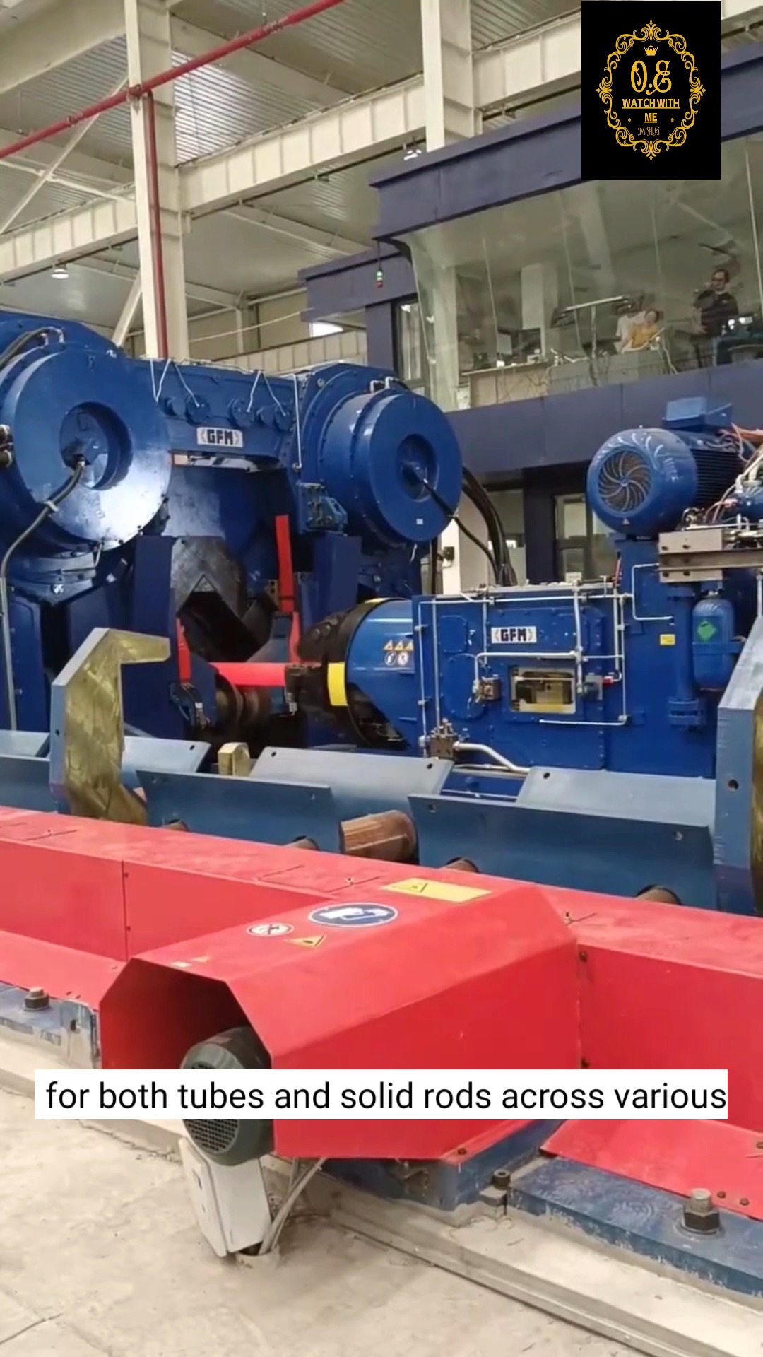 Giant rotary metal rod forming machine | Watch with me | Facebook
