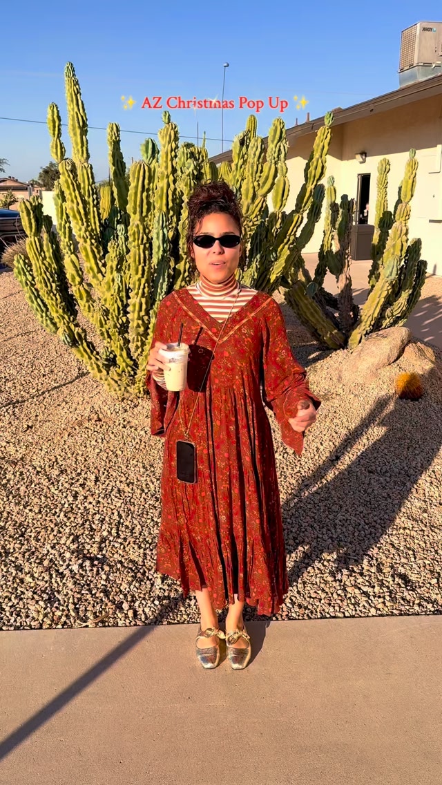 ladies dress in arizona AZ come see us today and tomorrow! ☀️, Location: Northwest Apostolic Church Sun City, AZ, Today 12/6: 3PM-7PM & Tomorrow 12/7 2PM-5PM , My entire outfit is from Oh So Modest! ✨❤️ details Exclusion2025
