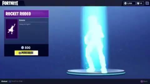 Brand new rocket rodeo emote in #Fortnite!👀 Who’s buying it?😂 - Follow ...