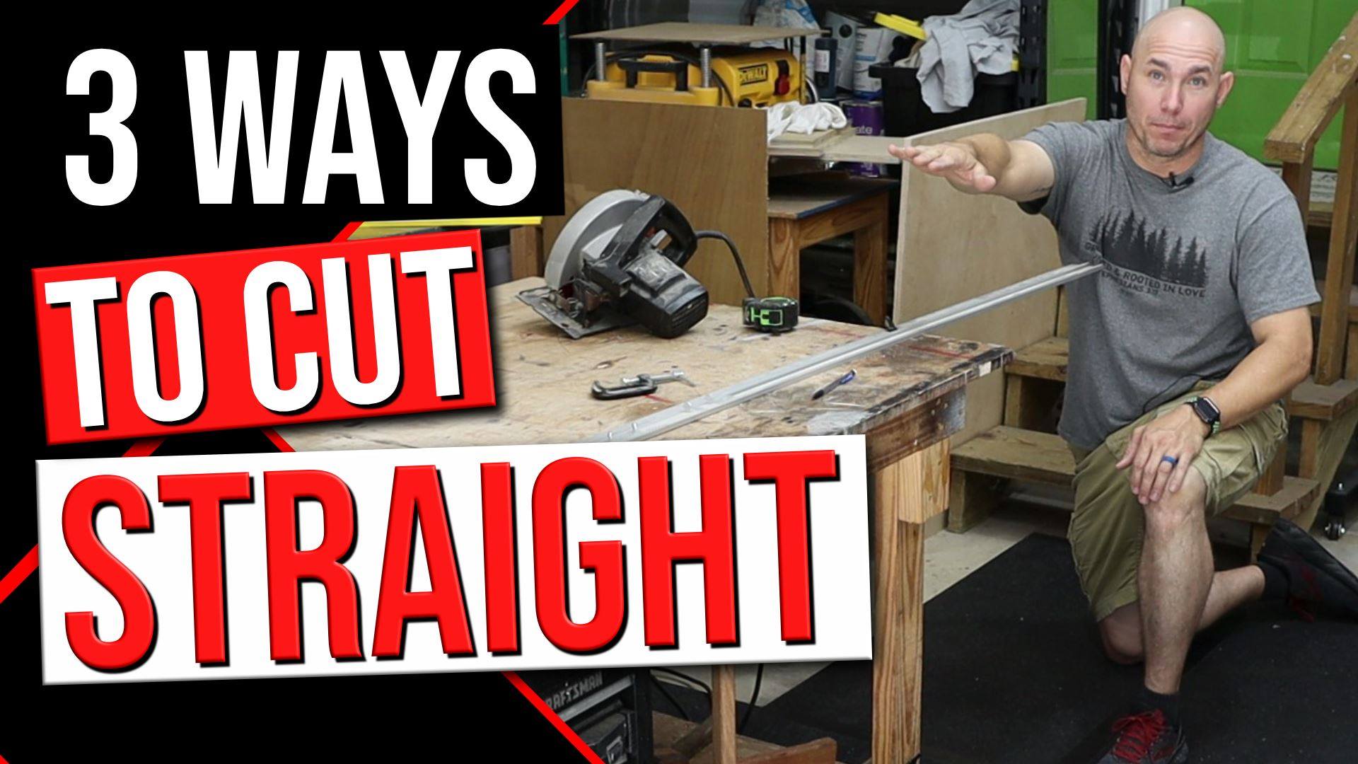 3 Ways To Make Straight Cuts with a Circular Saw In this video I will