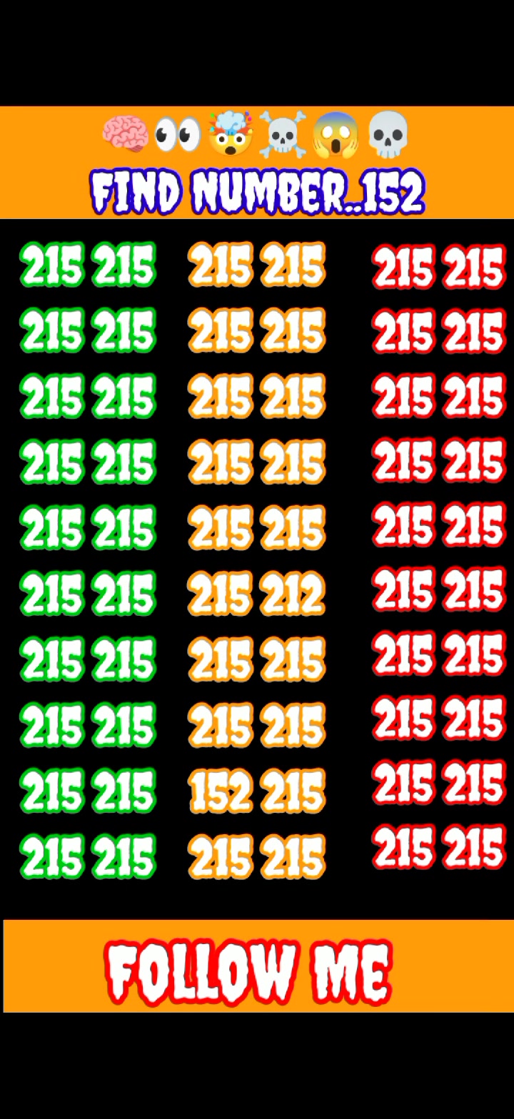 Find the Number 152 #FacebookReels #Shorts #ReelsVideo #FBShorts # ...