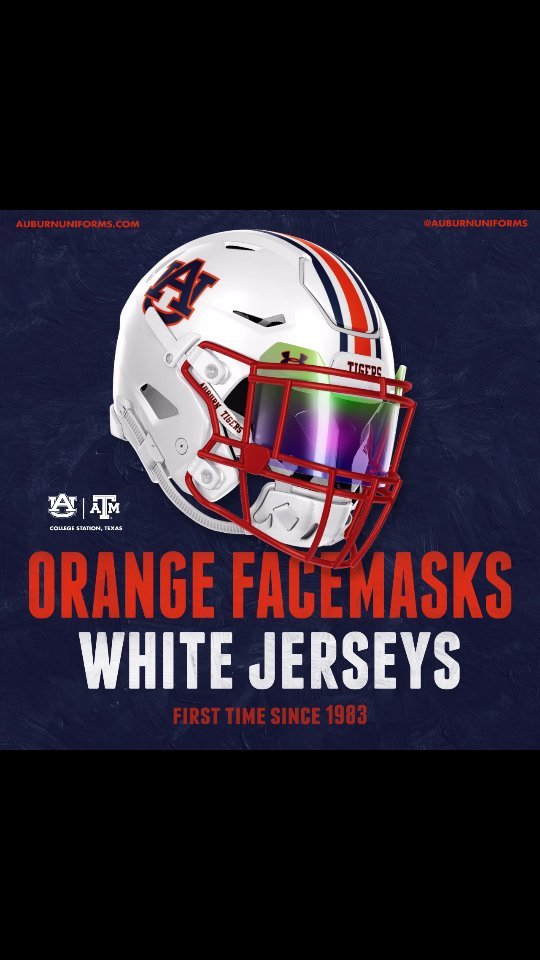 auburn football helmet 7 Tigers Riddell Speed Display Show your Auburn Tigers pride with the Speed Authentic F/S Football Helmet WEAR ORANGE, presented by Official