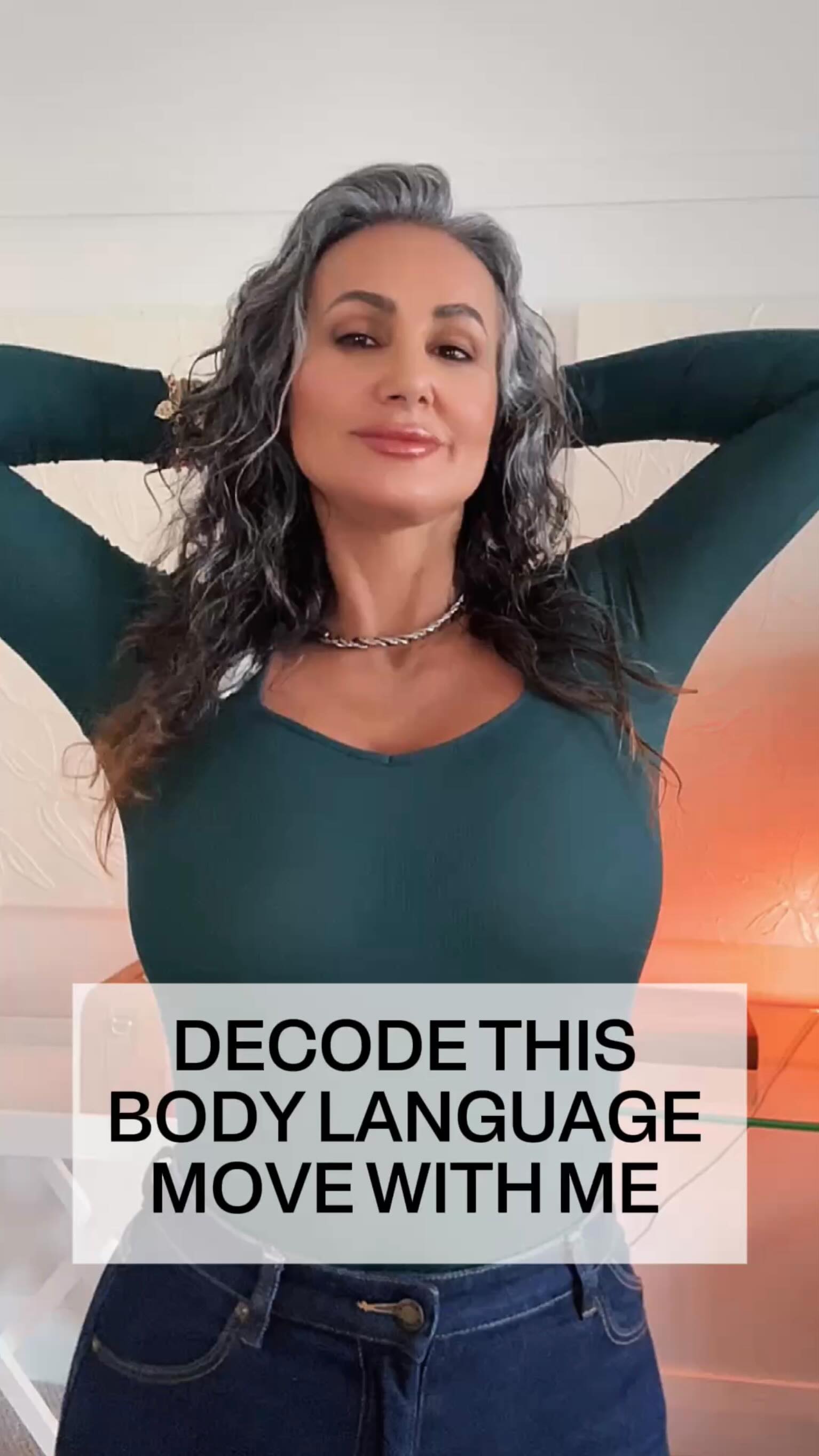 What does this body language move mean to you? #bodylanguage # ...