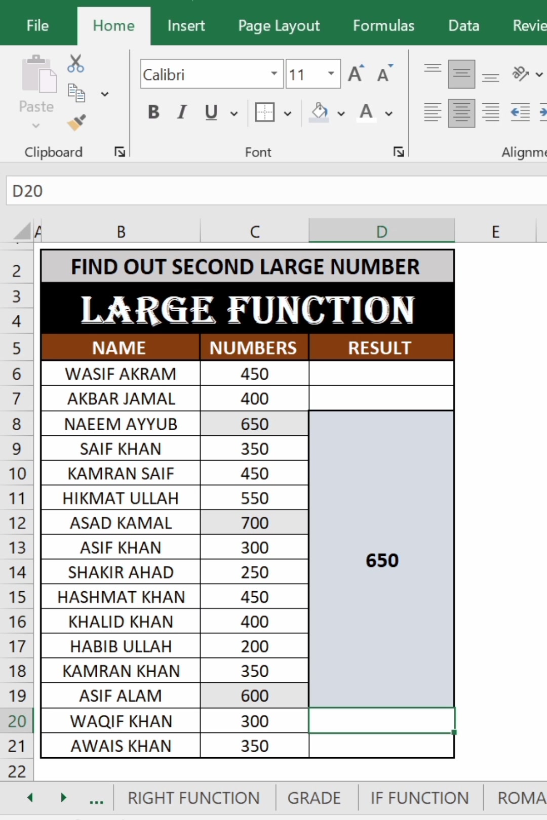 Excel with Hashmat