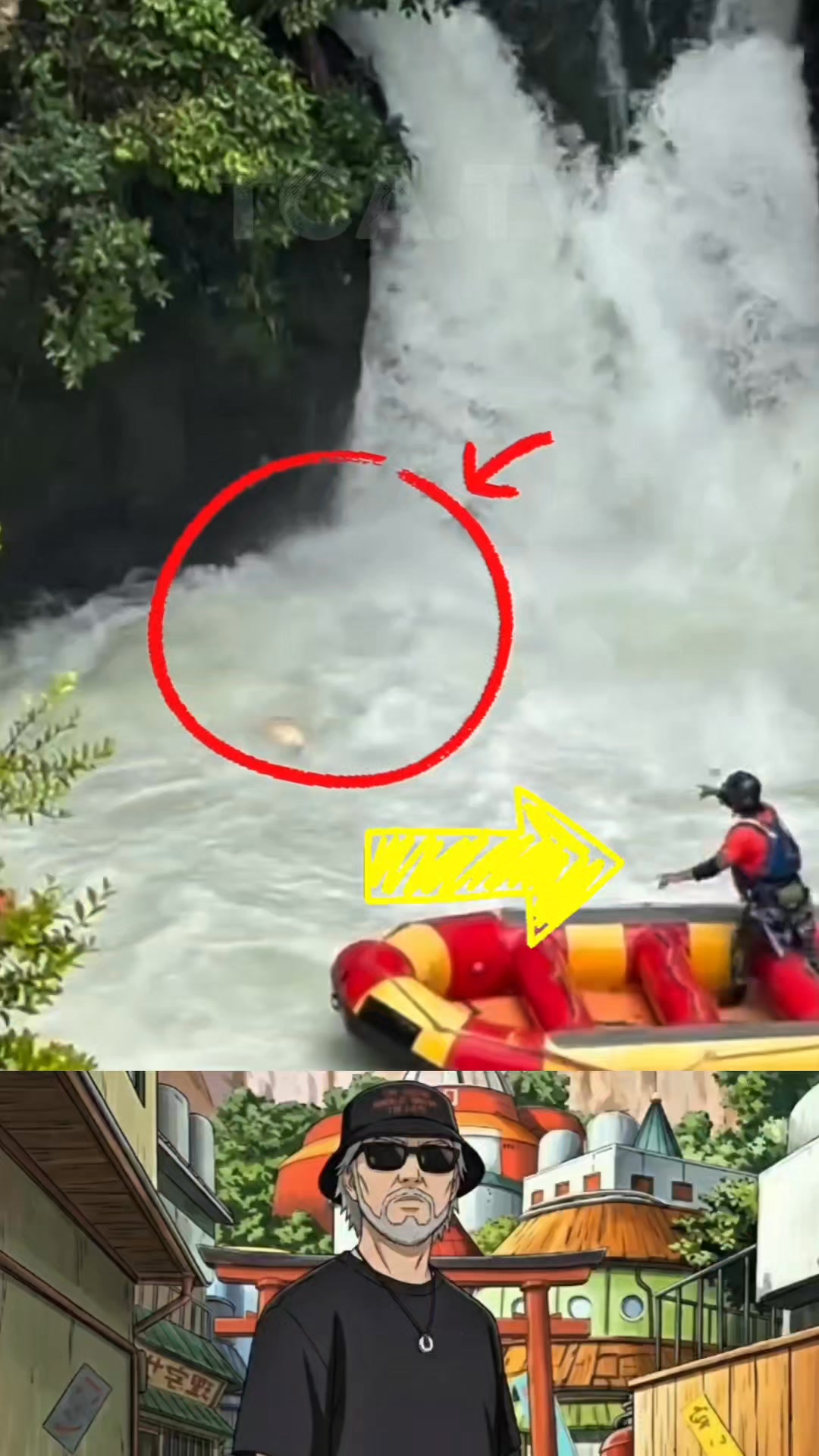 White Water Rafting Turns Terrifying at a Waterfall Drop What starts as ...
