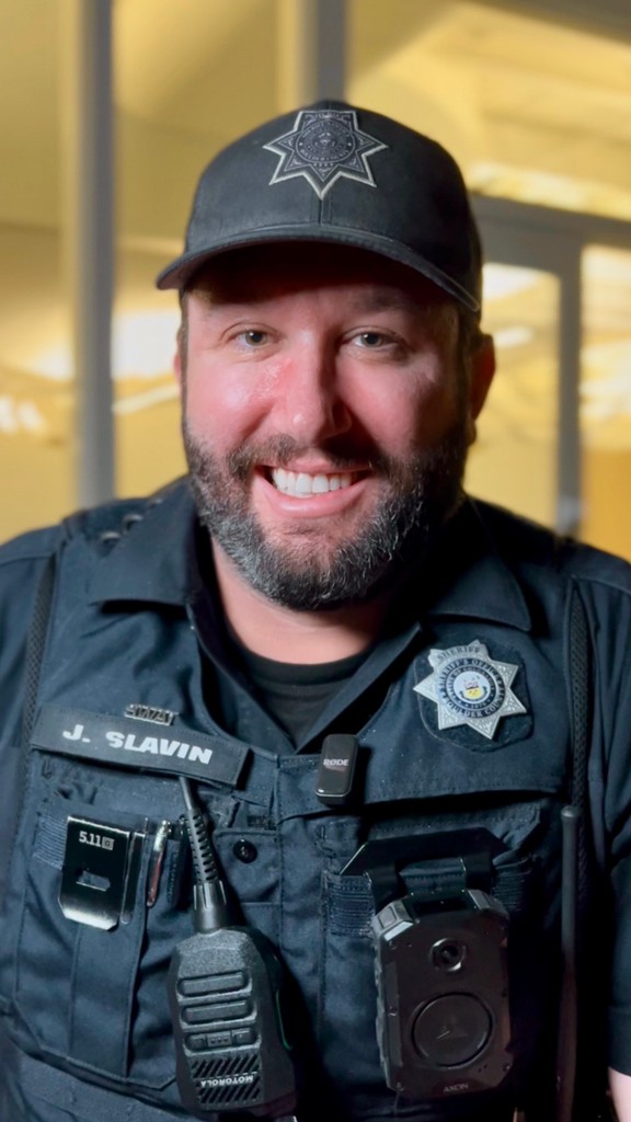 Inside BCSO Faces of Service features Deputy Justin Slavin. An eight ...