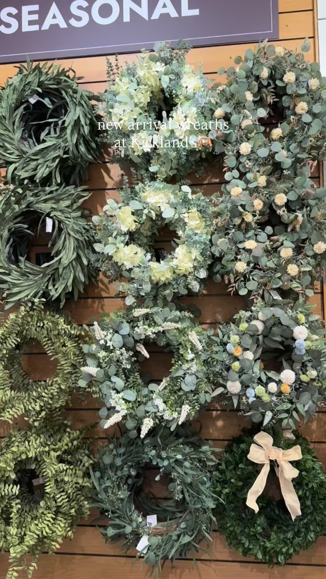 Time to say goodbye to your holiday wreaths and hello to