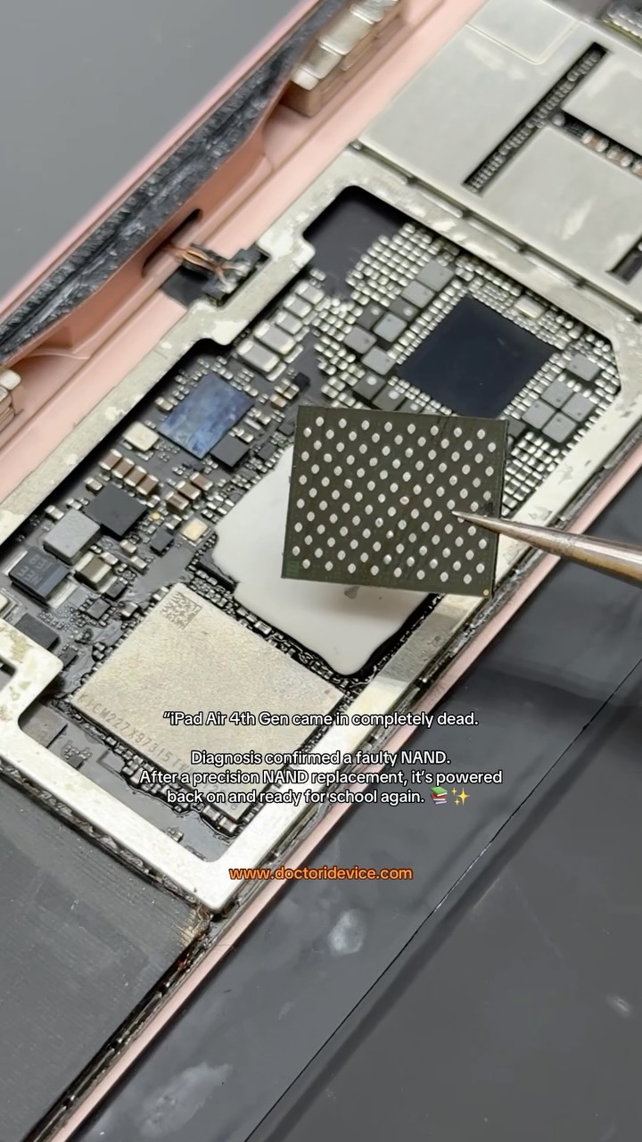 Apple iPadair4 不良品 iPad Air 4th Gen came in completely dead. Diagnosis confirmed a