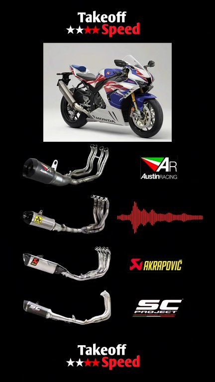 Honda CBR 1000RR with our GP1RR race spec tip sounding angry