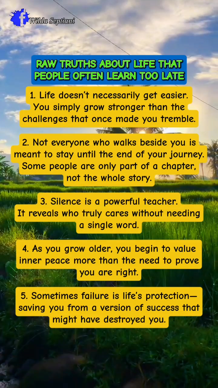Raw Truths About Life That People Often Learn Too Late #quotes # ...