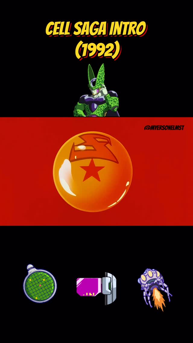Dragon Ball Z 🐉 Cell Saga Intro (1992)💫 #dragonballz #dbz #cellsaga # ...