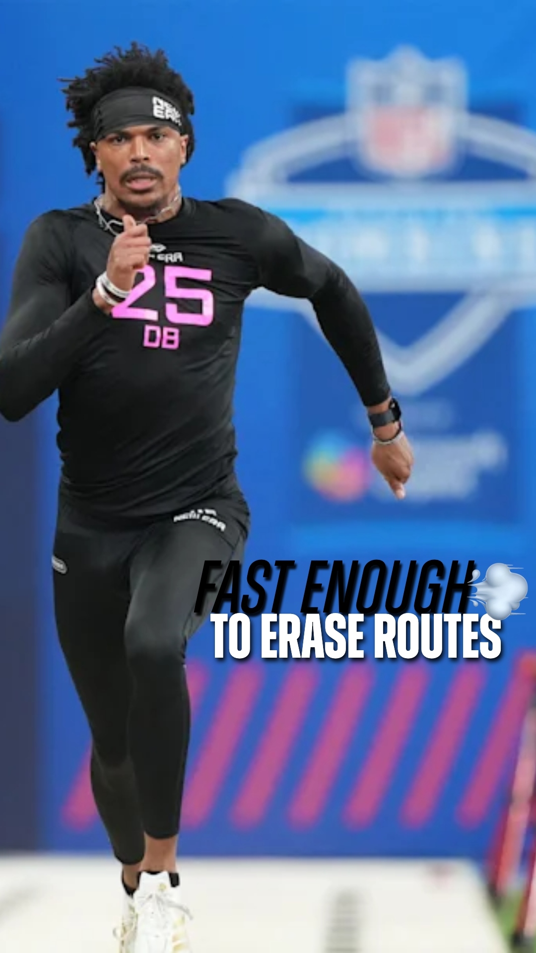 Fast enough to erase routes 💨 Don't miss the 2026 NFL Scouting Combine ...