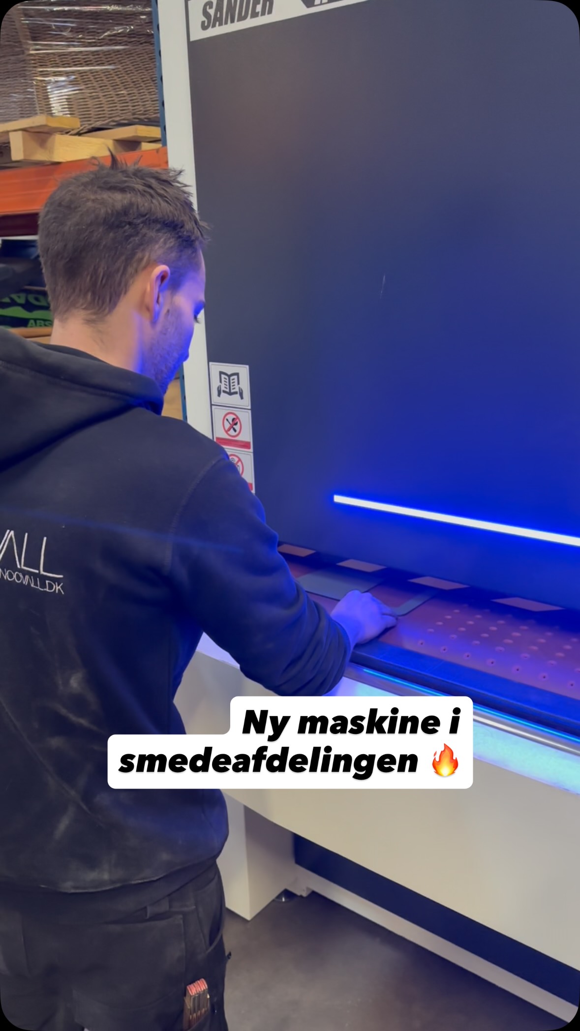 Selvom vi troede, at vi ikke kunne klemme flere maskiner ind, lykkedes ...